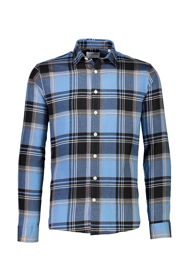 LINDBERGH CHECKED BRUSHED LS SHIRT