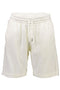 Front image of the Cotton muslin shorts in off white, by brand Lindbergh