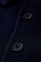 Detail image of the Lindbergh ecovero l/s zip polo in navy, by brand Lindbergh