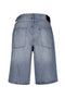 Back image of the Loose fit denim shorts in grey, by brand Lindbergh
