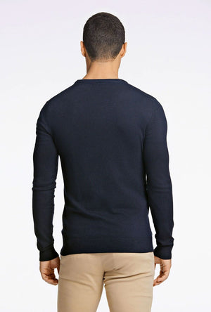 LINDBERGH MELANGE ROUND NECK KNIT