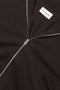 Front image of the Soft viscose blend zip cardigan in brown, by brand Lindbergh
