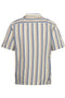 Back image of the Striped s/s shirt in blue, by brand Lindbergh