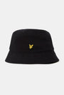 Image of BUCKET HAT in black, by brand LYLE AND SCOTT