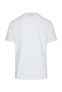 Back image of the Check eagle tshirt in white, by brand Lyle and scott