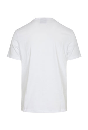 Back image of the Check eagle tshirt in white, by brand Lyle and scott