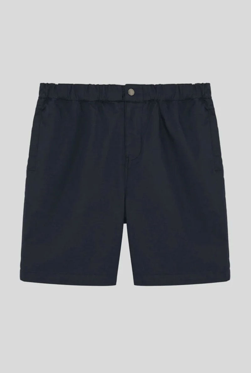 Front image of Everyday shorts in navy, by brand Lyle and scott
