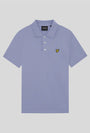 Image of PLAIN LOGO POLO in blue, by brand LYLE AND SCOTT