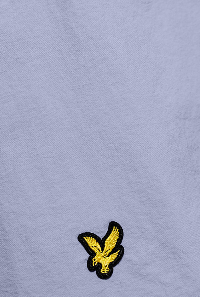 Detail image of Plain swimshorts in blue, by brand Lyle and scott