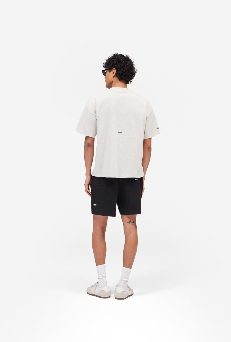 Back image of Micro owners club mesh shorts in black, by brand Represent