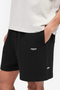 Front image of the Micro owners club mesh shorts in black, by brand Represent