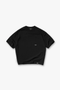 Front image of the Micro owners club tshirt in black, by brand Represent