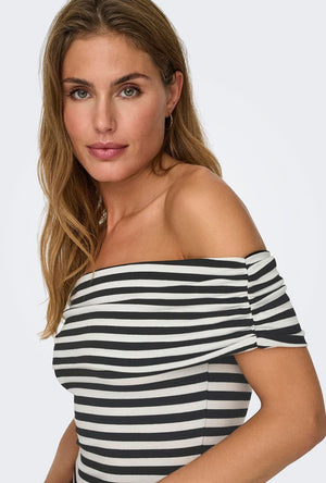 ONLY LIVE LOVE SL OFF SHOULDER DRESS