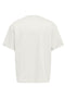 Back image of the Fred life oversize tee in white, by brand Only and sons