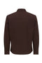 Back image of the Reid ls regular shirt in brown, by brand Only and sons
