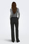 Back image of a model wearing the Astrid hw flared pant in black, by brand Only