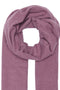 Front image of the Astrid soft woven fringe scarf in burgundy, by brand Only