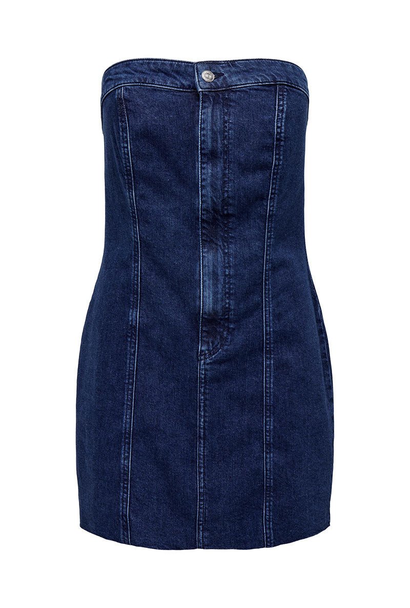 ONLY BOWIE SL CORSET DENIM DRESS