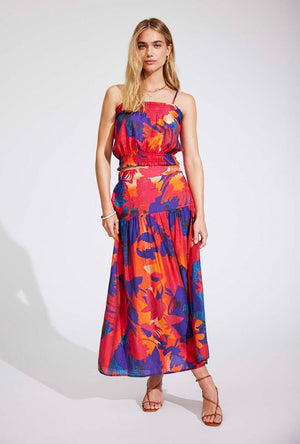 ONLY CELIA FLOWY MIDI SKIRT