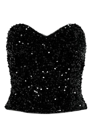 ONLY CONFIDENCE SEQUINS HEART TOP