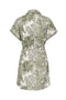 Back image of the Jakari linen ss shirt dress in green, by brand Only