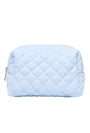 Image of KAMILLA QUILTED COSMETIC BAG in blue, by brand ONLY