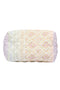 Back image of the Kamilla quilted cosmetic bag in off white, by brand Only