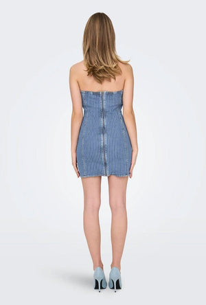 ONLY KIRSI CORSET DENIM DRESS