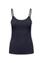 Front image of the Lea sl new singlet in navy, by brand Only
