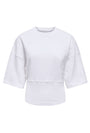Image of LUMI SS TOP in white, by brand ONLY