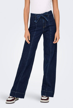 ONLY MADISON BLUSH HW WIDE BELT JEANS