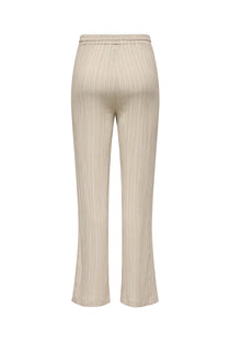 Back image of the Munich mw wide crinkle pants in stone, by brand Only