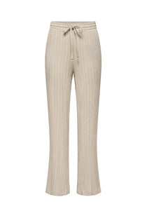 Front image of the Munich mw wide crinkle pants in stone, by brand Only