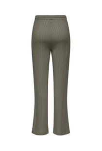 Back image of the Munich mw wide crinkle pants in olive, by brand Only