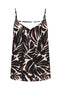 Back image of the Nova life viscose paris singlet in black/white, by brand Only