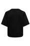 Back image of the Ofelia ss raglan sweatshirt in black, by brand Only