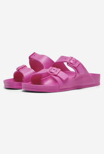 Front image of the Cristy sandal in pink, by brand Only