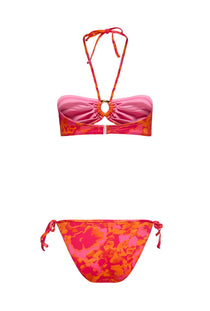 Back image of the Julietta marseille bikini in pink, by brand Only
