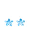 Front image of Orchid 2 pk mini hair clip in blue, by brand Only