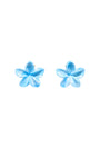 Image of ORCHID 2 PK MINI HAIR CLIP in blue, by brand ONLY