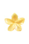 Front image of the Orchid 2 pk mini hair clip in yellow, by brand Only