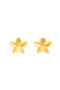Front image of Orchid 2 pk mini hair clip in yellow, by brand Only