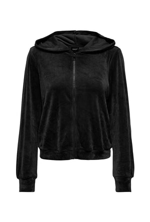 ONLY REBEL LS ZIP SWEAT HOOD