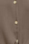 Detail image of the Siesta ss knot linen shirt in brown, by brand Only
