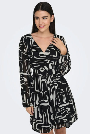 ONLY STAR LIFE MEG VNECK DRESS