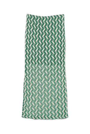 Front image of the Tikka nw ankle skirt in green, by brand Vero moda