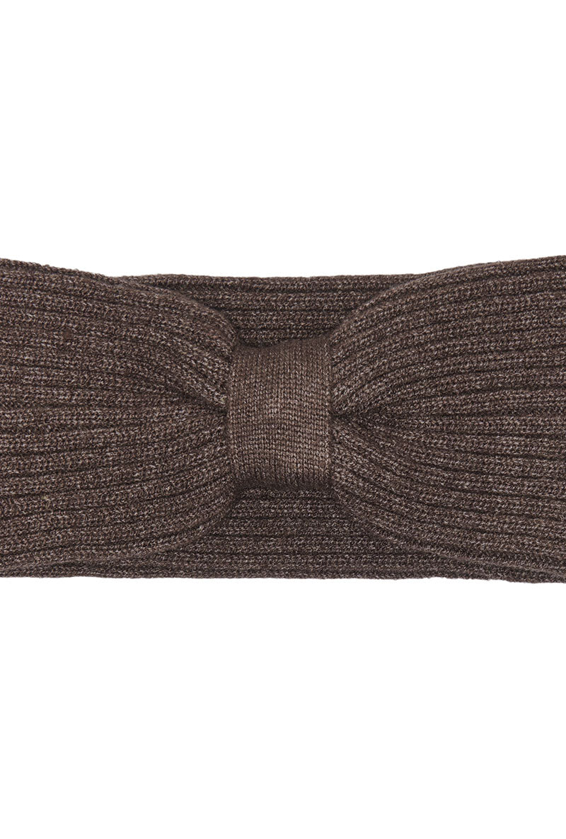Front detail image of Zenna headband in brown, by brand Only