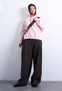 Image of BIBI LS ULTIMATE HOODIE in pink, by brand TOP SHOP