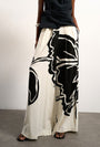 Image of FIONA WIDE LEG TROUSERS in off white, by brand TOP SHOP