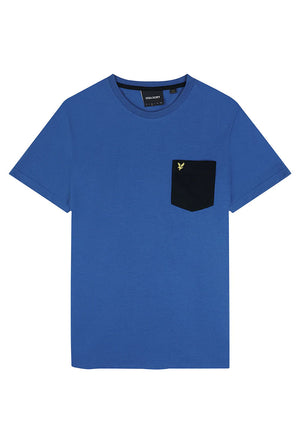 LYLE AND SCOTT CONTRAST POCKET SS TSHIRT